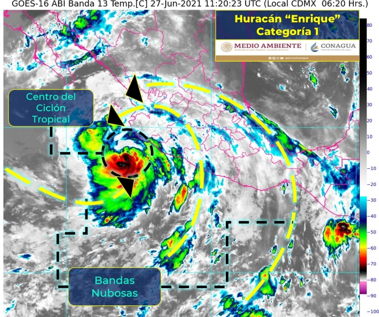 Fuertes lluvias se prev&eacute;n hoy en Sinaloa