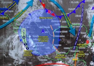 La tormenta tropical Raymond podr&iacute;a tocar tierra en BCS este d&iacute;a