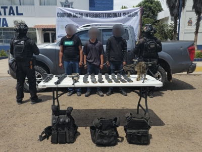 Siete civiles fueron detenidos en el municipio de Culiac&aacute;n