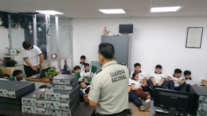 Supervisa la Guardia Nacional simulacro ante un tiroteo en un plantel educativo