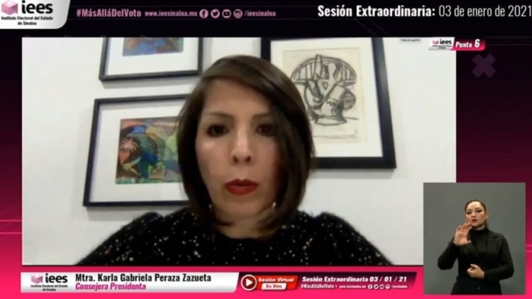 Karla Gabriela Peraza Zazueta, presidenta de IEES