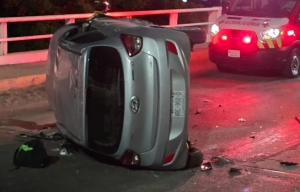 Un accidente tipo volcadura al Sur de Culiac&aacute;n deja a 2 personas lesionadas