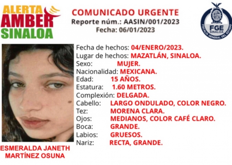 Quincea&ntilde;era desaparece en Mazatl&aacute;n