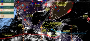 Se prev&eacute;n lluvias intensas para Sinaloa, hoy