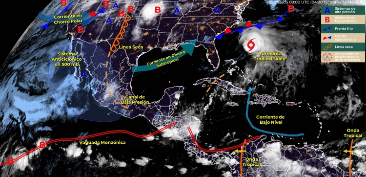 Ambiente caluroso con probabilidad de lluvias aisladas se esperan en Sinaloa, hoy