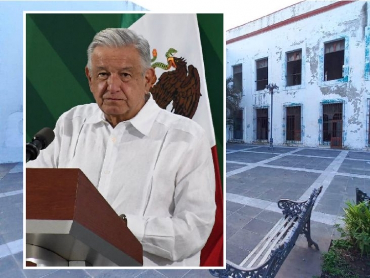 Se rehabilitar&aacute; edificio donde Ju&aacute;rez firm&oacute; las Leyes de Reforma desde Veracruz: L&oacute;pez Obrador