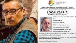Hallan el cuerpo del periodista, del periodista Luis S&aacute;nchez Mart&iacute;nez en la comunidad de Huachines en Tepic