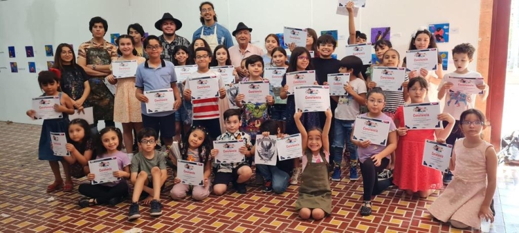 Visita los trabajos de ni&ntilde;os y ni&ntilde;as del curso de verano UAS en la Casa de la Cultura