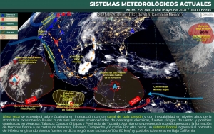 Temperaturas calurosas para Sinaloa