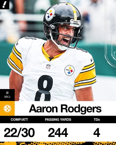 Aaron Rodgers da masterclass en dram&aacute;tico triunfo de Acereros sobre Jets