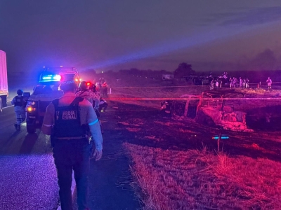Accidente de una unidad de la Guardia Nacional deja a un militar muerto y cinco lesionados