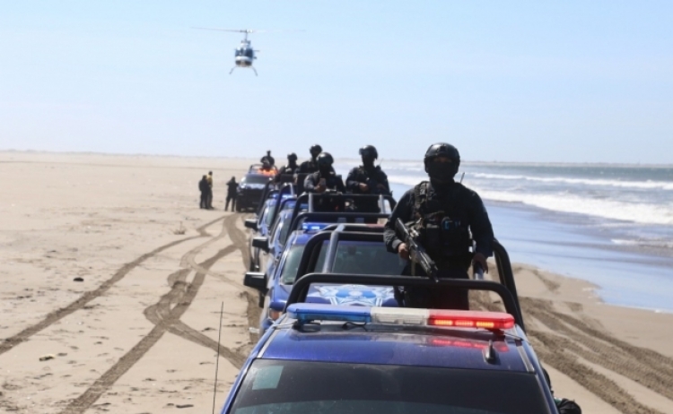 Las playas de Sinaloa con fuerte vigilancia