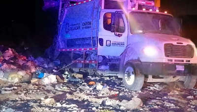 Fallece hombre en el Basur&oacute;n Municipal al ser embestido por cami&oacute;n recolector, en Culiac&aacute;n